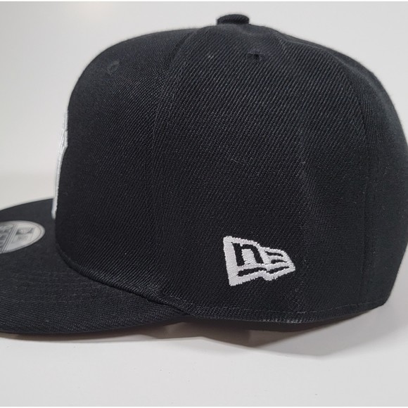 New York Yankees New Era Adjustable Snapback Hat Bold White Logo Baseball Cap - Picture 4 of 8